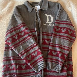 Disneyland Christmas Jersey Zipper Sweater